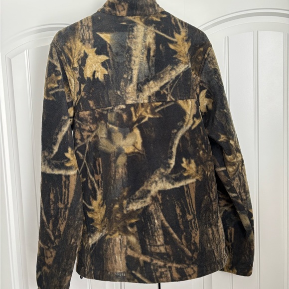 Columbia Men's Woodland Pattern Fleece Jacket - Picture 2 of 3